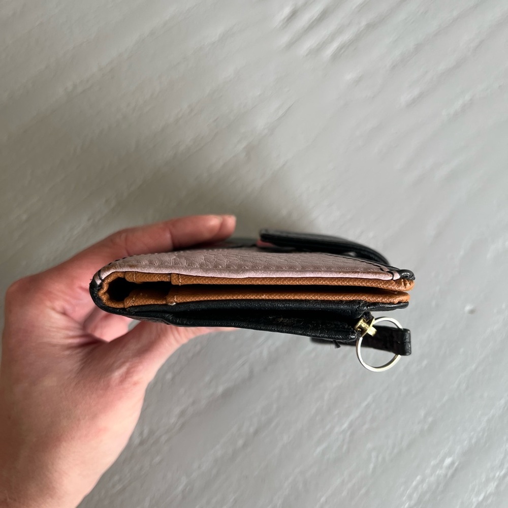 Fossil Logan Rfid Patchwork Leather Tab Clutch Wa… - image 7